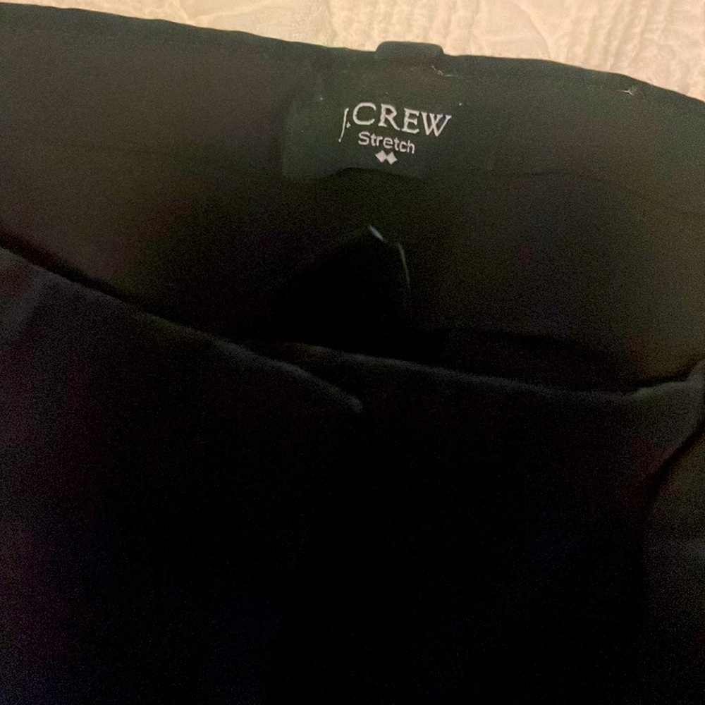 Black jcrew slacks